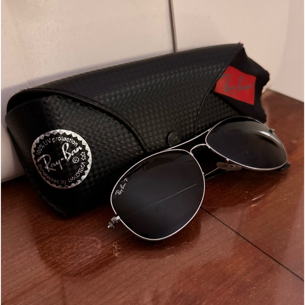 Ray Ban Aviator Cockpit Polarized Sunglasses